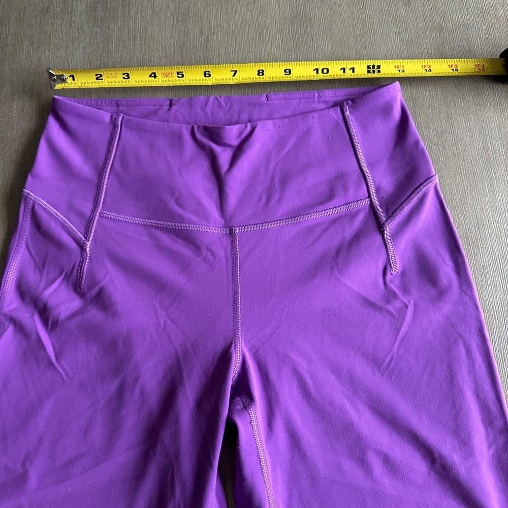 Women's lululemon Purple high rise Flare Active Pants soft nulu - Picture 3 of 6